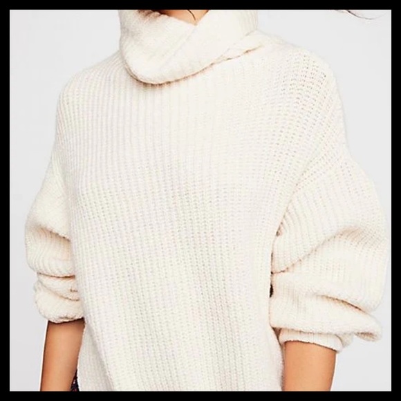 FREE People Eleven Chunky Sweater Cream - Picture 4 of 8